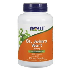 St. John's Wort, 300mg 250 vcaps NOW Foods