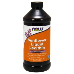 Sunflower Lecithin, Liquid 473ml NOW Foods