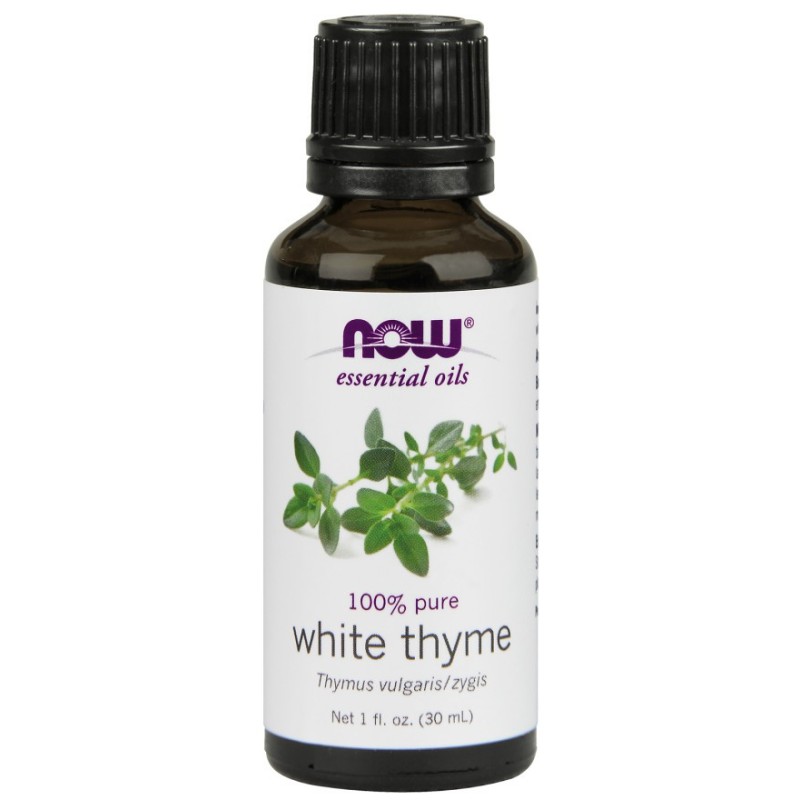 Essential Oil, White Thyme Oil 30ml NOW Foods