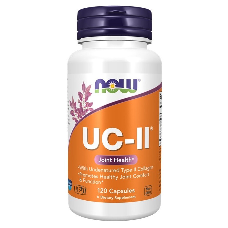 UC-II Undenatured Type II Collagen 120 caps NOW Foods
