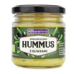 Organic Hummus With Olives 185g NaturaVena