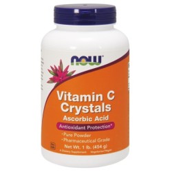 Vitamin C Crystals 454g NOW Foods