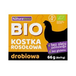 Organic Poultry Stock Cube Gluten-Free (6 x 11g) 66g NaturaVena