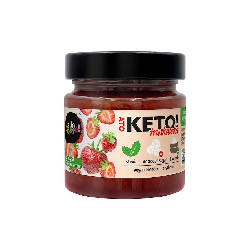 Konfitura Truskawka A To Keto! 200g Bioone