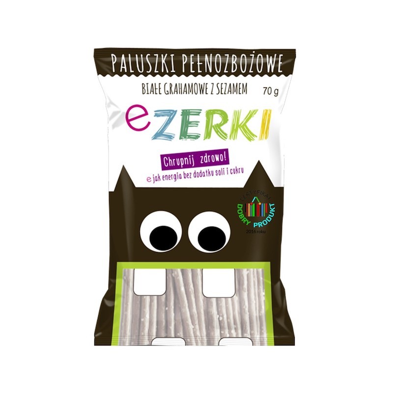 Wholegrain Ezerki White Graham Sticks with Sesame 70g Envoy