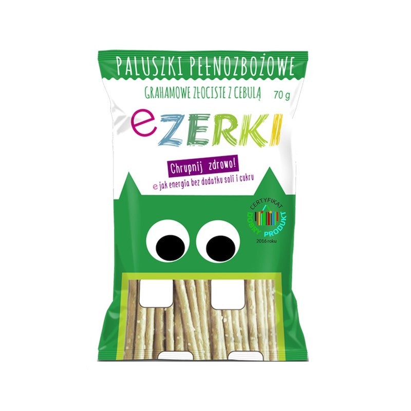 Wholegrain Ezerki Gold Graham Sticks With Onion 70g Envoy