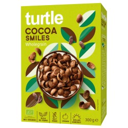 Organic Wholegrain Cocoa Smiles 300g Turtle