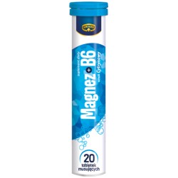 Magnesium + Vitamin B6 Lemon Flavour 20 Effervescent Tablets Vital Power