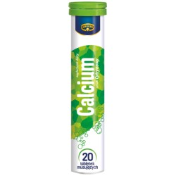 Calcium Lemon Flavour 20 Effervescent Tablets Vital Power