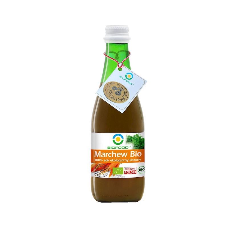 Sok z Marchwi Kiszonej NFC Bezglutenowy BIO 300ml Bio Food