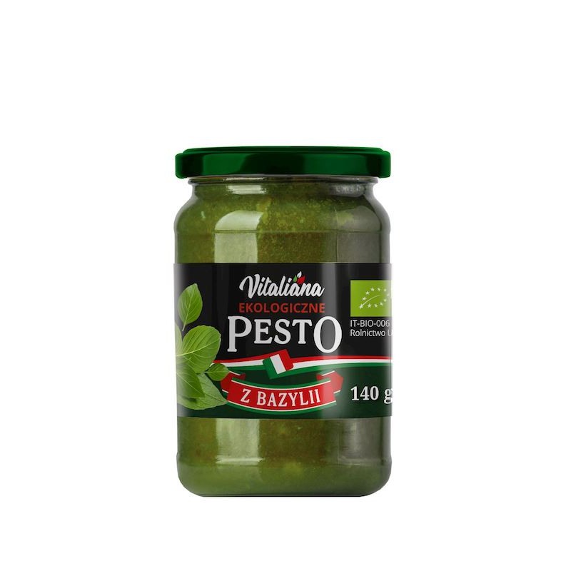 Organic Basil Pesto 140g Vitaliana