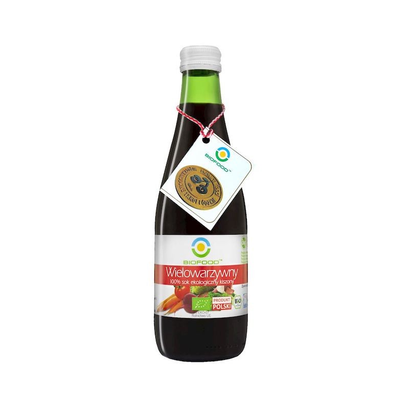 Sok Wielowarzywny Kiszony NFC Bezglutenowy BIO 300ml Bio Food