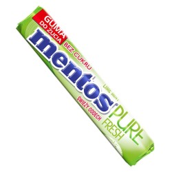 Mentos Pure Fresh Lime Chewing Gum Sugar Free 15,5g Perfetti Van Melle Polska