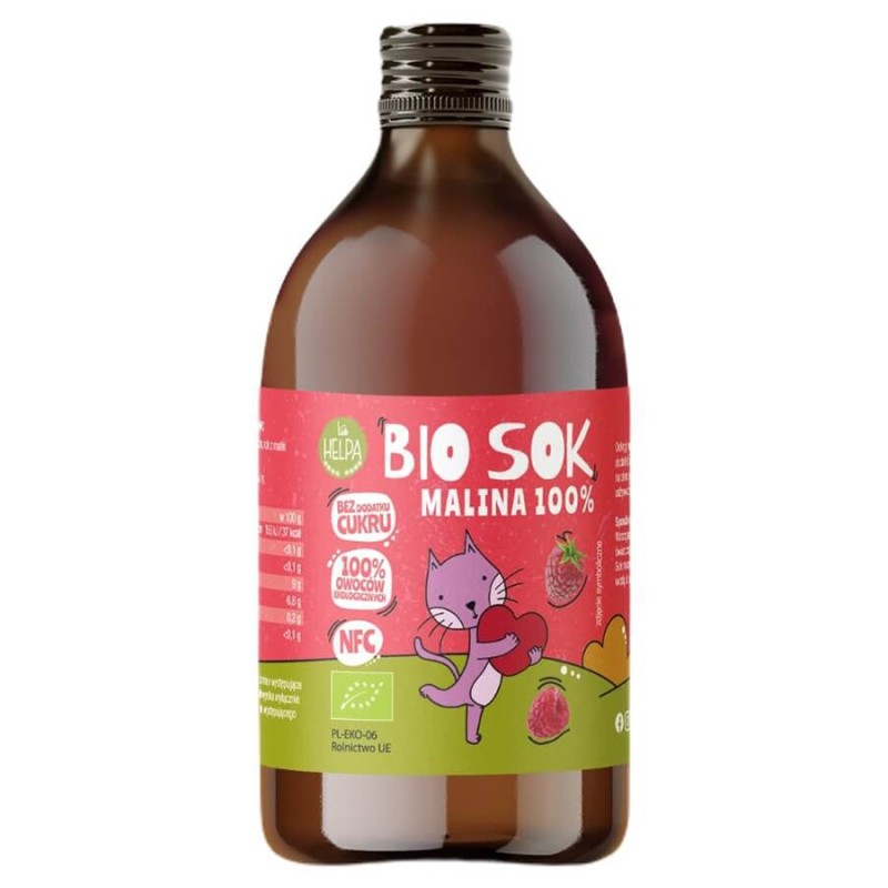 Sok Malina 100% BIO 250ml Helpa