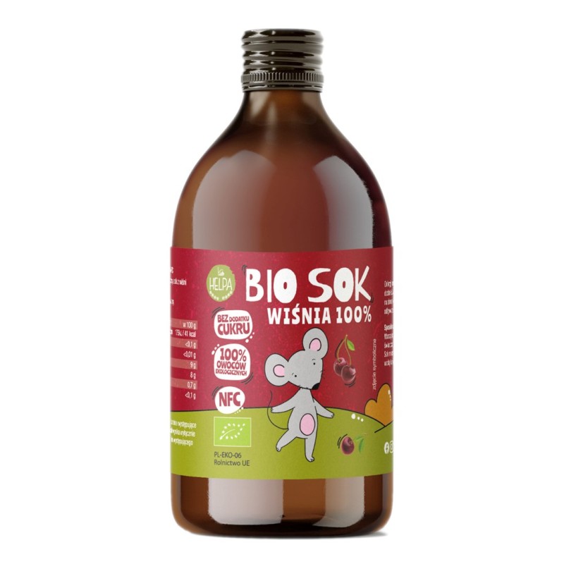 Sok Wiśnia 100% BIO 250ml Helpa