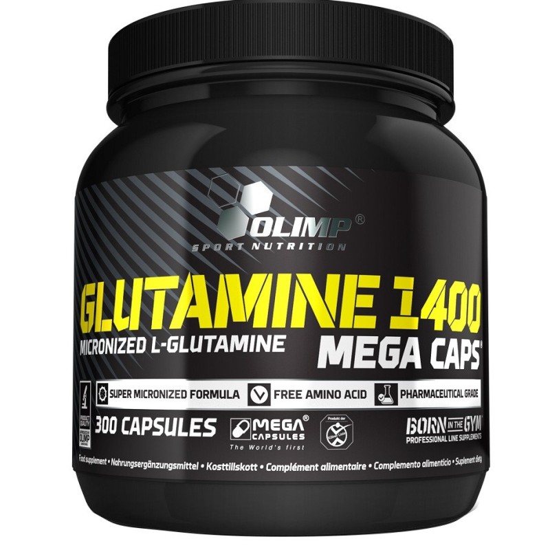 Glutamine Mega Caps 300 caps. Olimp Nutrition