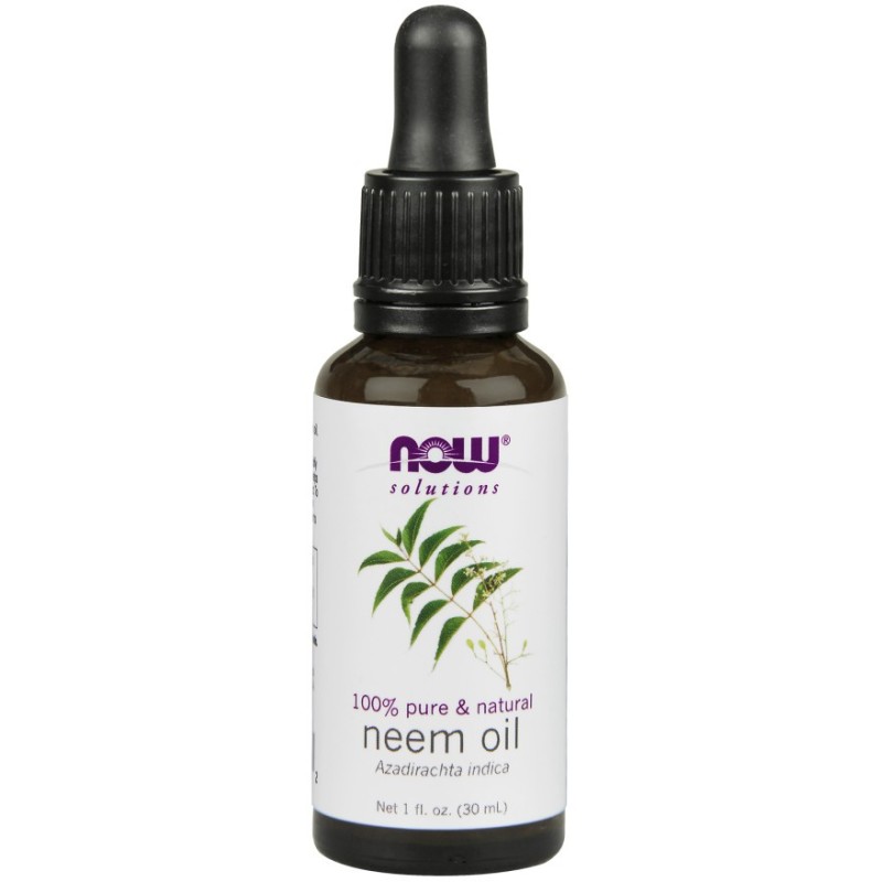 Neem Oil, 100% Pure - 30 ml. NOW Foods