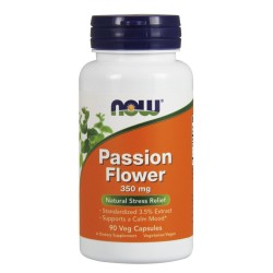 Passion Flower, 350mg - 90 vcaps NOW Foods