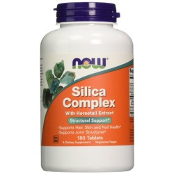 Silica Complex with Horsetail Extract - 180 tablets NOW Foods