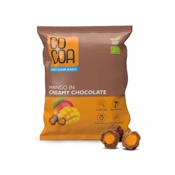 Organic Vegan Mango In Creamy Chocolate No Sugar 70g Cocoa