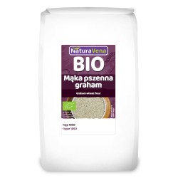 Mąka Pszenna Graham Typ 1850 BIO 1kg NaturaVena