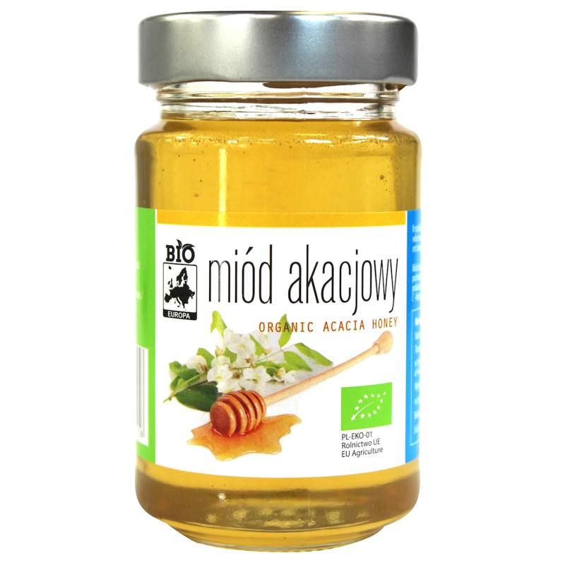 Miód Nektarowy Akacjowy BIO 300g Bio Planet