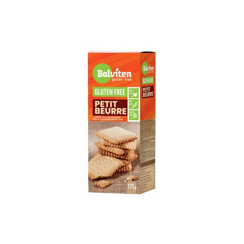 Gluten-Free Petit Beurre Biscuits No Sugar 175g Balviten