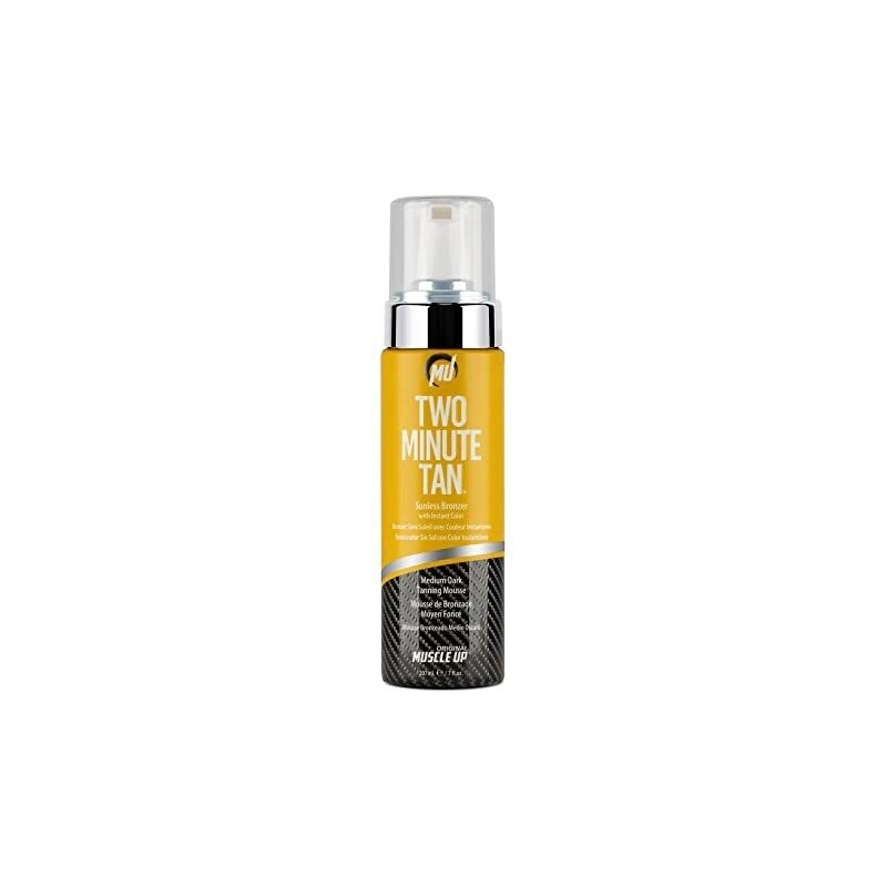 Two Minute Tan Sunless Bronzer Instant Glow Dark Tanning Gel 237ml Pro Tan