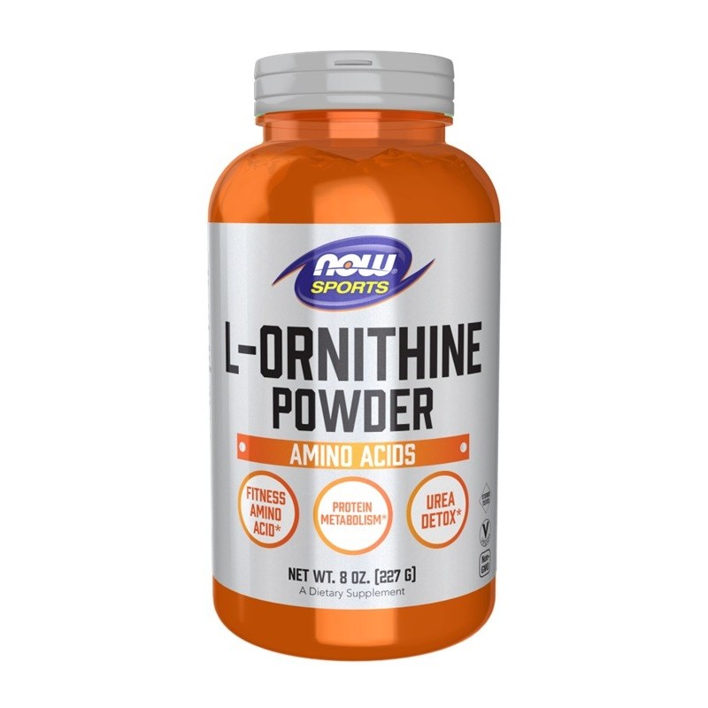 L-Ornithine, Powder 227g NOW Foods