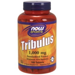 Tribulus, 1000mg 180 tabletek NOW Foods