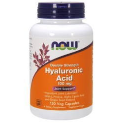 Hyaluronic Acid, 100mg Double Strength - 120 vcaps NOW Foods