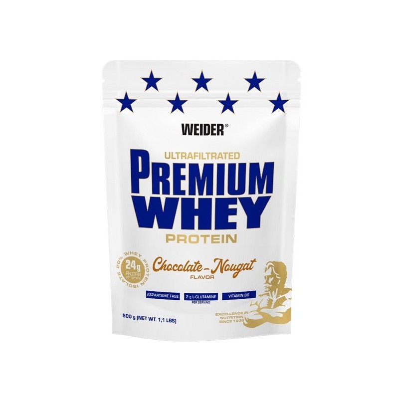 Premium Whey Smak Czekoladowy Nugat 500g Weider