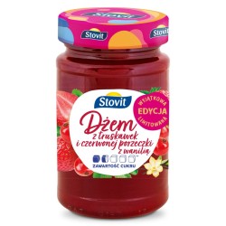 Jam Strawberry, Red Currant & Vanilla 260g Stovit