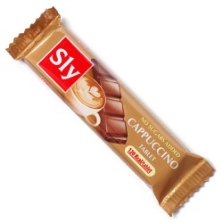 Chocolate Bar Cappuccino No Sugar 25g Sly Nutritia