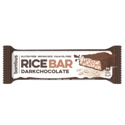 Gluten-Free Rice Bar In Dark Chocolate 18g Bombus