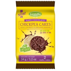 Gluten-Free Dark Chocolate Chickpea Wafers 34g Lestello