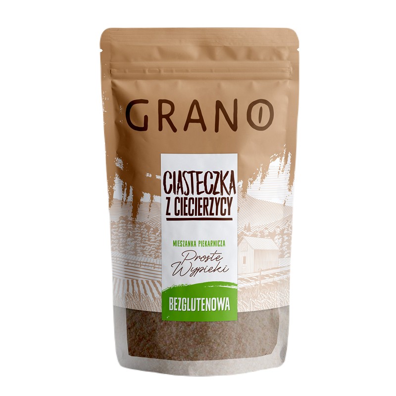 Mieszanka Na Ciasteczka z Ciecierzycy Bezglutenowa 400 g Grano