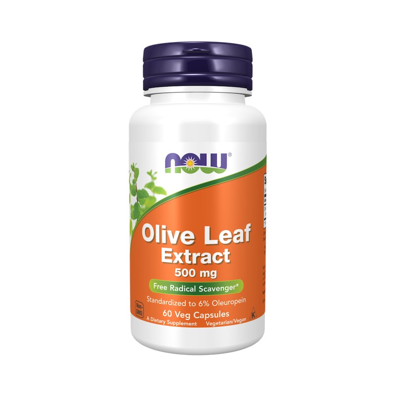 Olive Leaf Extract, 500mg 60 vcaps NOW Foods