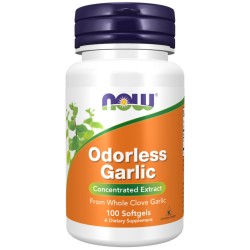 Odorless Garlic 100 softgels NOW Foods