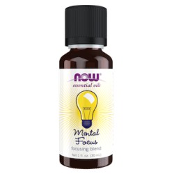 Essential Oil, Mental Focus Oil 30ml NOW Foods