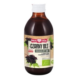 Organic Elderberry Juice NFC 250ml Polska Róża