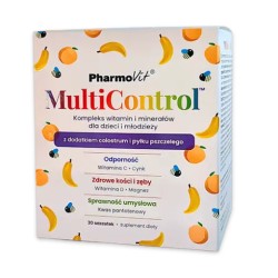 Multicontrol - Vitamin & Mineral Gluten-Free Complex For Children And Adolescents 30 Sachets Pharmovit