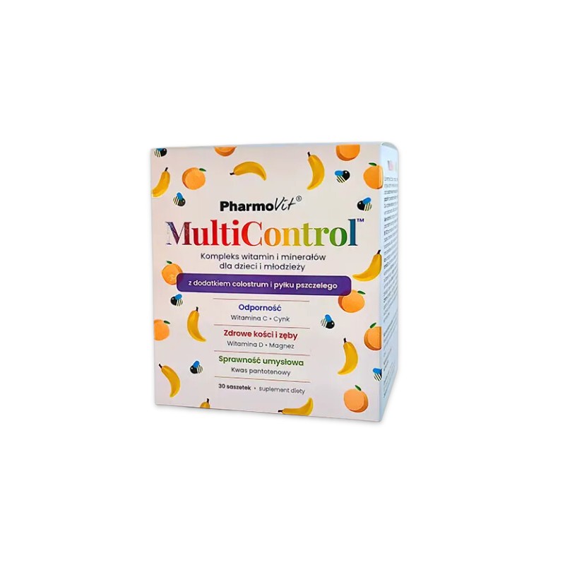 Multicontrol - Vitamin & Mineral Complex For Children And Adolescents 30 Sachets Pharmovit