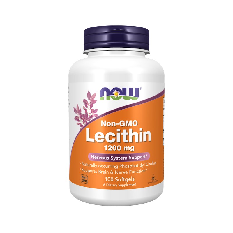 Lecithin, 1200mg Non-GMO 200 softgels NOW Foods