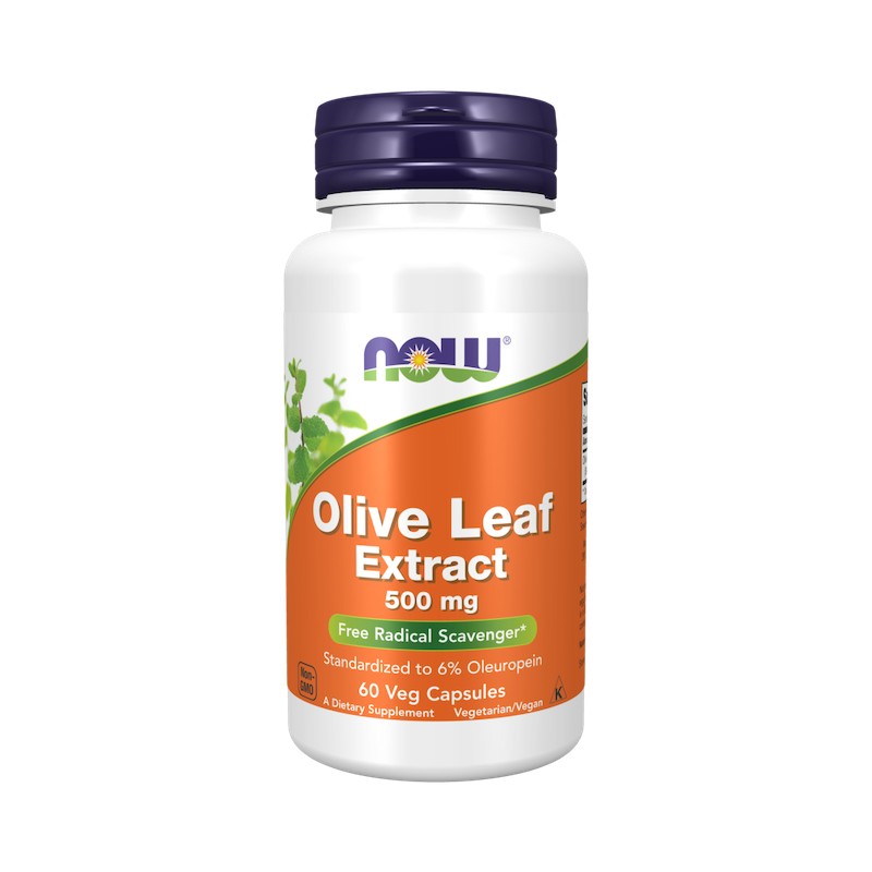 Olive Leaf Extract, 500mg 120 vcaps NOW Foods