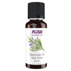 Essential Oil, Lavender & Tea Tree Oil 30ml NOW Foods