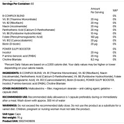 Vitamin B Complex 60 kaps Trec Nutrition