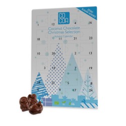 Organic Advent Calendar Coconut Chocolate No Sugar 180g Cocoa