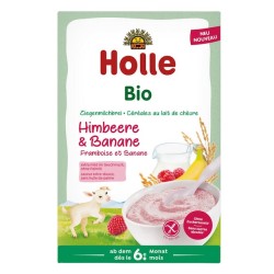 Organic Gluten-Free Milk Rice Raspberry & Banana No Sugar Porridge After 6 Month 200g Holle