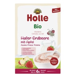 Organic Milk Oat Strawberry & Apple No Sugar Porridge After 6 Month 250g Holle